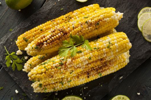 Air-Fried Corn on The Cob with Cilantro